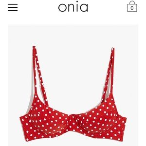 Onia x weworewhat Lydia bikini top